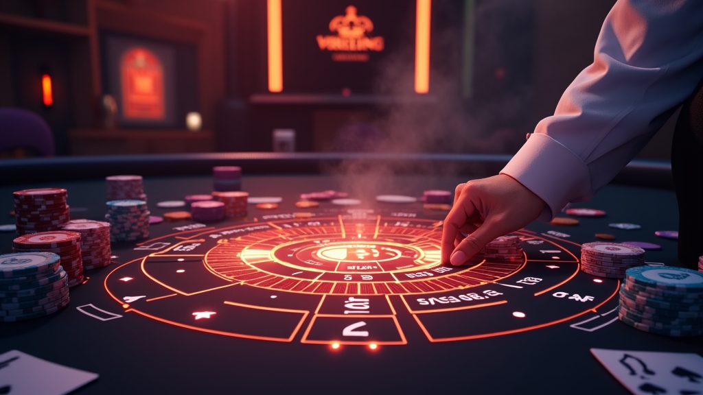 Player adjusting stake on a Royal Joker free play slot interface